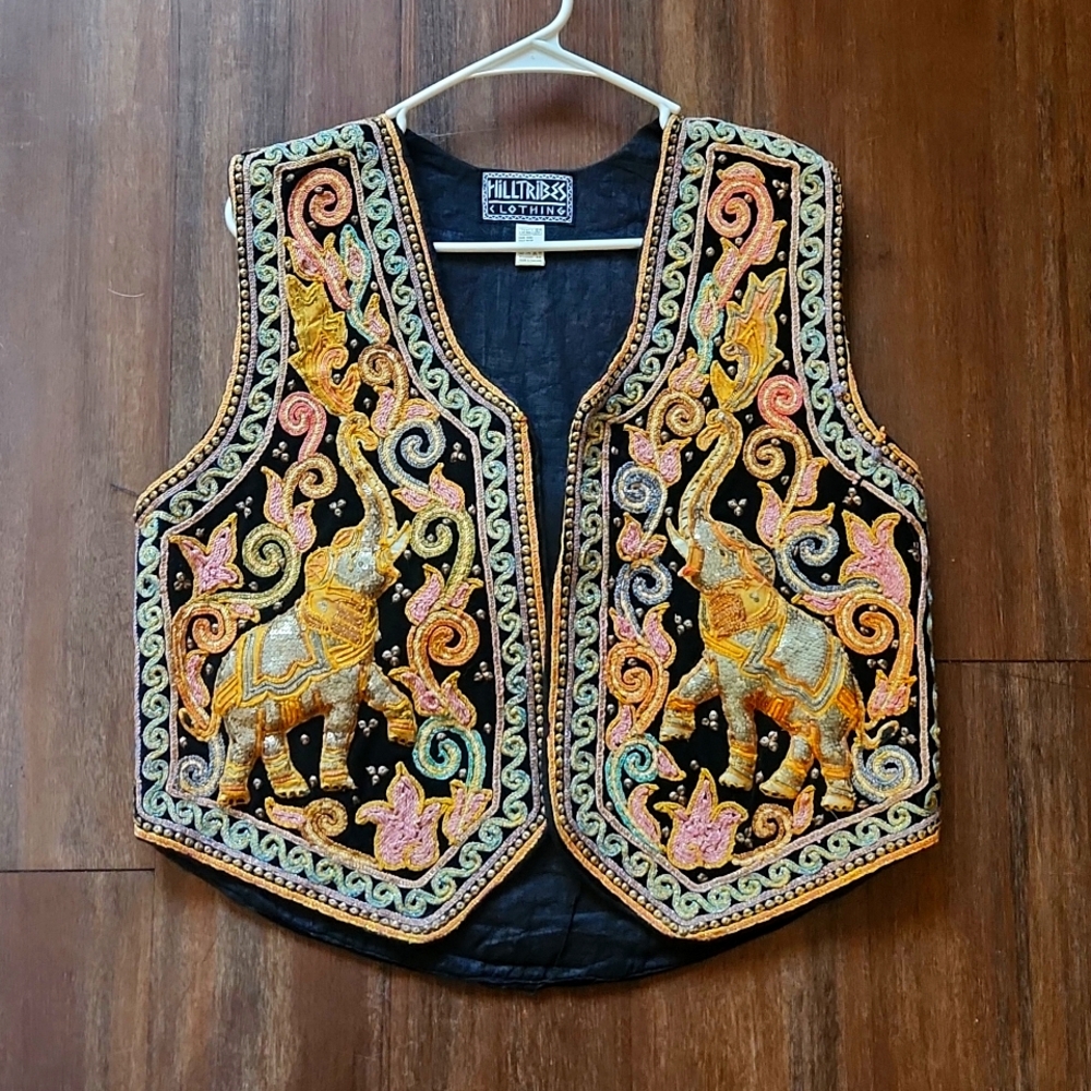 Hilltribe clothing vintage vest